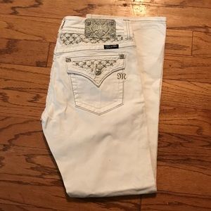WHITE MISS ME JEANS
